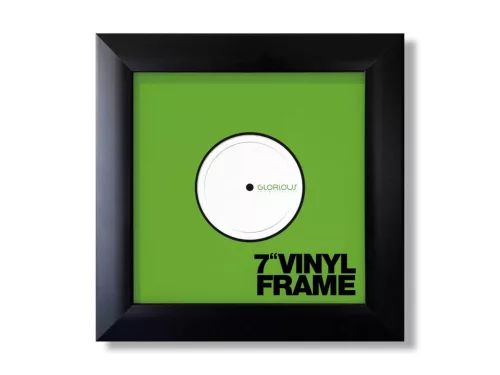 Glorious Vinyl Frame Set 7" Black Bakelit lemez keret, 3db/csomag (Fekete)