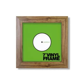   Glorious Vinyl Frame Set 7" Rosewood Bakelit lemez keret, 3db/csomag (Rózsafa)