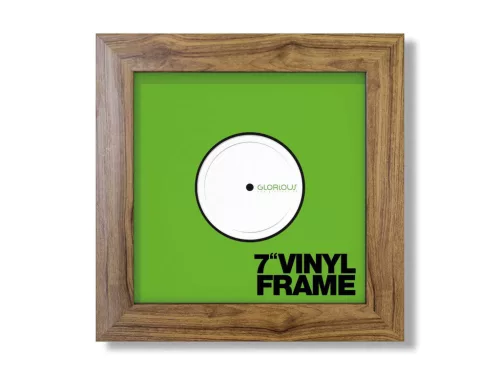Glorious Vinyl Frame Set 7" Rosewood Bakelit lemez keret, 3db/csomag (Rózsafa)