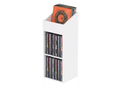 Glorious Record Rack 330 White Bakelit lemez tartó bútor (Fehér)