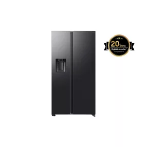   Samsung RS70F64KEFEO Side-by-Side hűtőszekrény AI Energia üzemmóddal 640 L, fekete