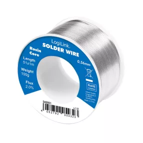   Logilink Forrasztóhuzal, 0,56 mm, 2% réztartalom, 100g (SA0001)
