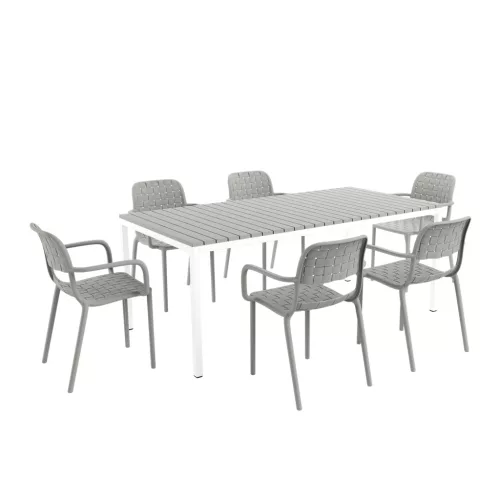 Delusso Scacchi & Chess 7 részes szett - Neutral Grey, SCACCHI-7-S-94347