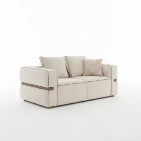   Delusso Pietra 2 személyes kanapé - Beige, SEA-C-2-PIETRA-20242