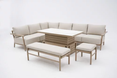 Delusso Ombra 4 részes kültéri szett - Beige, SEA-S-4-OMBRA-20242