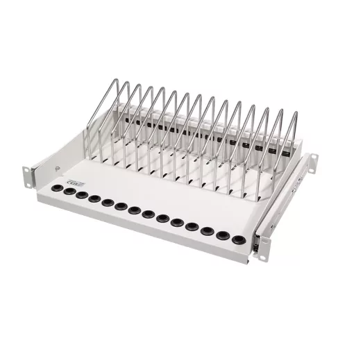 Logilink Csúsztatható 19"-os polc notebookok, táblagépek és okostelefonok számára (SF100G)