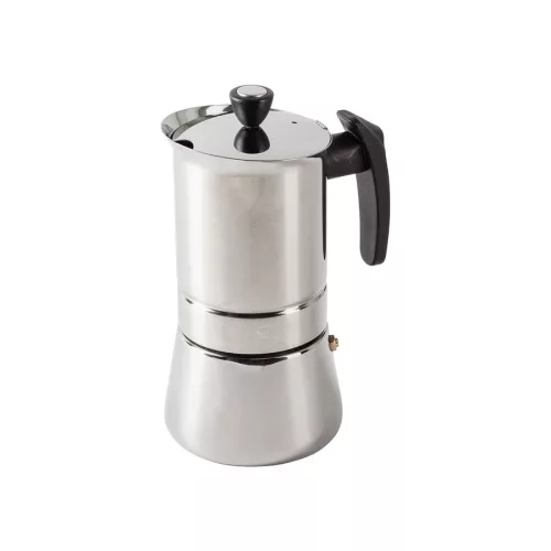 SAN IGNACIO Moods SG-3593 olasz kávéfőző * rozsdamentes acél 4 csészés, indukciós