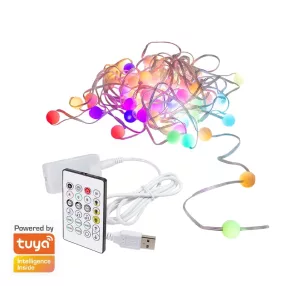   LogiLink Wi-Fi intelligens RGB fényfüzér távirányítóval, Tuya kompatibilis, 3 m (SH0131)