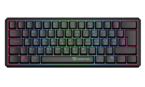 Silverline MK518 mechanikus gamer billentyűzet RGB magyar nyelvű