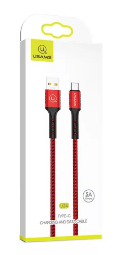 USAMS SJ289USB02 120cm-es usb-c textil borítású töltőkábel felxibilis fejjel,1323987