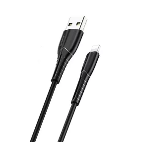   USAMS SJ364USB01 100cm-es lightning töltő kábel flexibilis fejjel 1380758