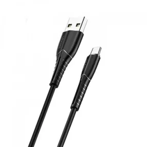   USAMS SJ365USB01 micro usb töltőkábel flexibilis fejjel 2A, 100 cm 1399493
