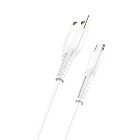   USAMS SJ365USB02 100cm -es usb-micro usb töltőkábel flexibilis fejjel , 1375894