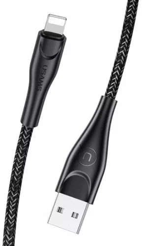 USAMS SJ394USB01 2M Lightning adat és töltő kábel, 1324421