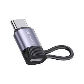   USAMS SJ677LN01 lightning to usb-c PD gyorstöltő adatper 30W