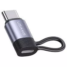USAMS SJ677LN01 lightning to usb-c PD gyorstöltő adatper 30W