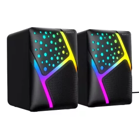   Havit SK763mini Számítógépes hangszórók 2.0 RGB (fekete)