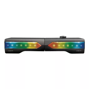   Logilink hangszóró, aktív, Soundbar, világítással, 2.0 CH, BT/3.5mm sztereó (SP0059)