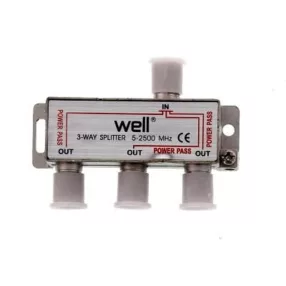   Well SPLT-FC/3-ST-WL Antenna F-elosztó 1 be 3 kimenet 5 - 2450 MHz