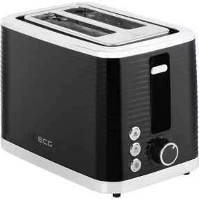 ECG ST 2750 Stripe Kenyérpirító, fekete
