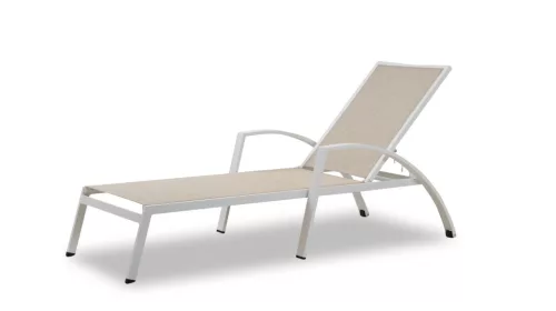 Delusso Alumínium Sabbia napágy 75 x 31/94 x 210 cm, fehér, SUNB-C-SABBIA-20246