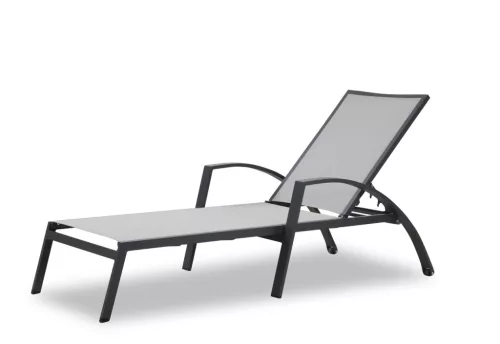 Delusso Alumínium Sabbia napágy 75 x 31/94 x 210 cm, szürke, SUNB-C-SABBIA-20253