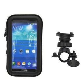  Size 02 Kerékpár, motorkerékpár telefontartó por és vízálló, 7x13,5 cm