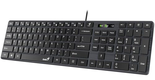 Genius SlimStar 126 HUN USB fekete billentyűzet