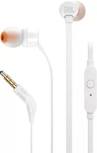 JBL T110 In-Ear fülhallgató fehér (T110WHT)