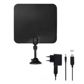   EVOLVEO Xany 2C LTE 230 / 5 V, 41 dBi aktív beltéri antenna DVB-T/T2, LTE szűrő