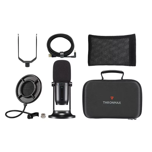 Thronmax Mdrill One mikrofon készlet, 48 kHz, fekete