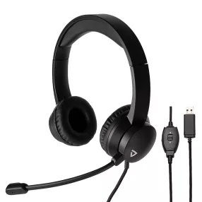   Thronmax THX-20 sztereó fejhallgató, 1x USB-A-csatlakozó, boom mikrofon