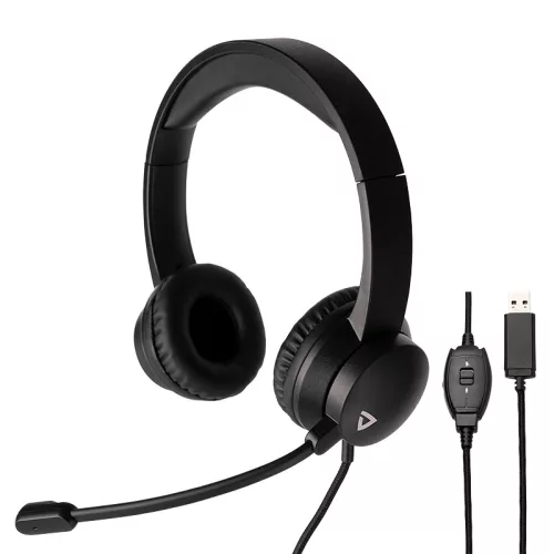 Thronmax THX-20 sztereó fejhallgató, 1x USB-A-csatlakozó, boom mikrofon