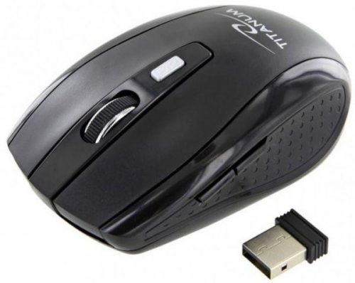 TITANUM VEZETÉK NÉLKÜLI 2.4GHZ OPTIKAI EGÉR 6D USB SNAPPER TM105K