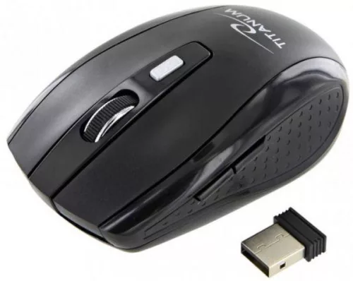 TITANUM VEZETÉK NÉLKÜLI 2.4GHZ OPTIKAI EGÉR 6D USB SNAPPER TM105K