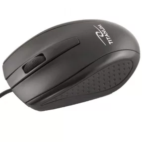 TITANUM 3D VEZETÉKES OPTIKAI EGÉR USB FEKETE MARLIN TM110K