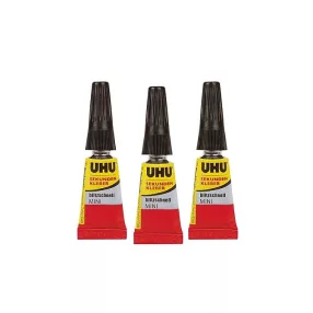 UHU U45420 Pillanatragasztó - 3 x 1 g