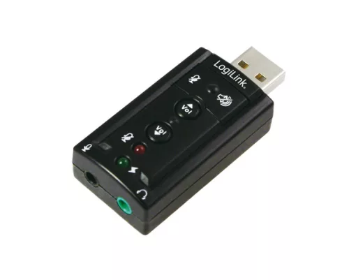 LogiLink USB 2.0 Virtuális Audió Adapter 7.1 csatornás (UA0078)