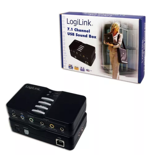 Logilink 7.1 csatornás USB-s hang  doboz (UA0099)