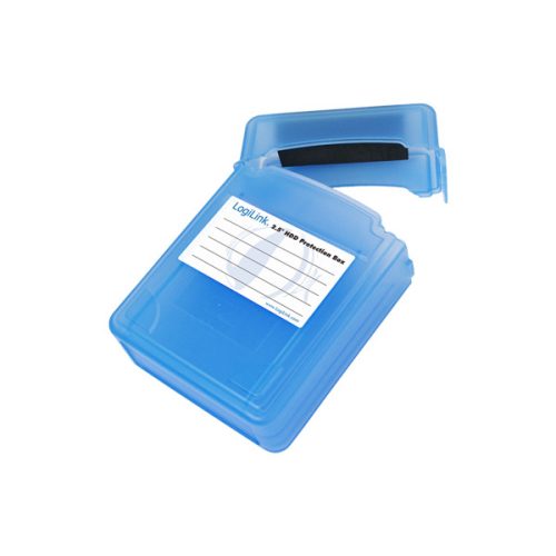 LogiLink 2,5" HDD védő doboz, 1 HDD-hez, cseppálló
