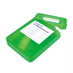 Logilink 3,5" HDD Védődoboz, zöld (UA0133G)