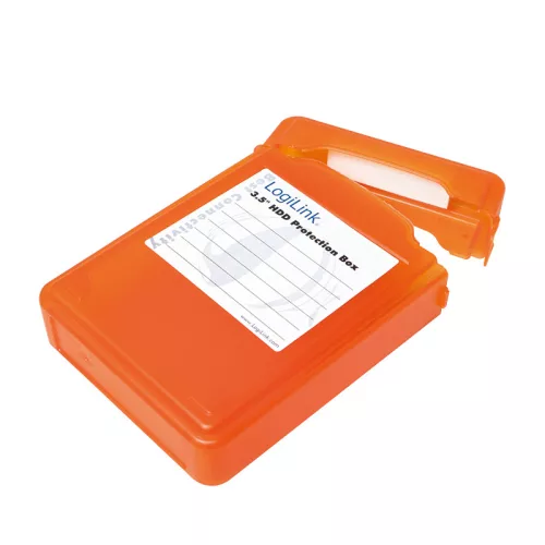 Logilink 3,5" HDD Védődoboz, narancssárga (UA0133O)