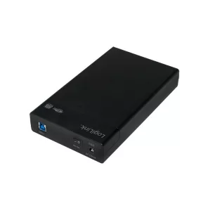  Logilink 3,5" külső ház USB 3.0, csavarmentes, fekete (UA0276)