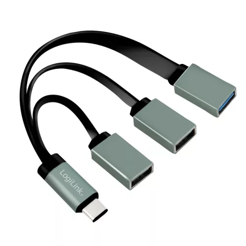 LogiLink USB-C  hub, 2x USB 2.0 AF + 1x USB 3.0 AF (UA0315)