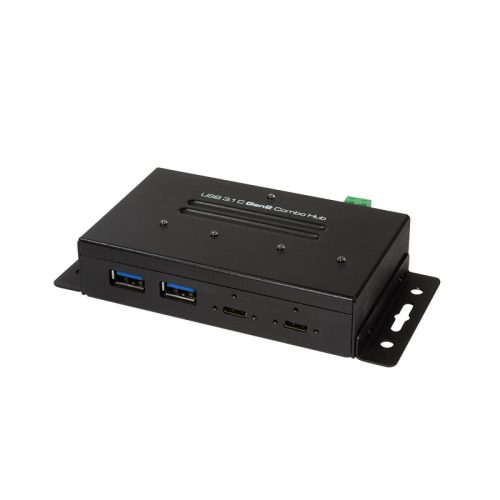 Logilink USB 3.2 Gen 2 Hub, 4-port, 2x USB-AF + 2x USB-CF Combo Hub, fém