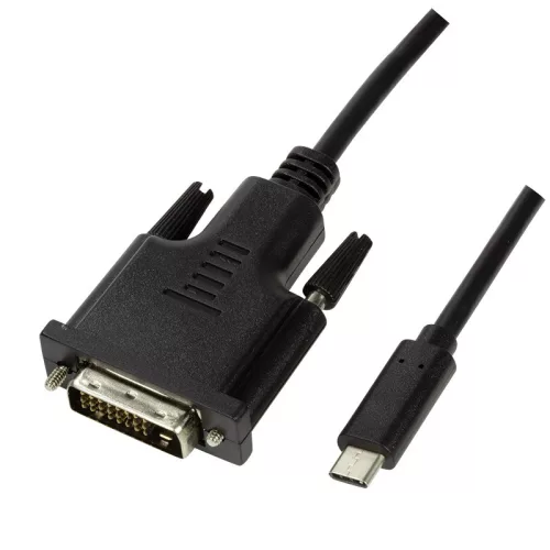 Logilink USB 3.2 Gen 1x1 USB-C  M és DVI közötti kábel, 1,8m (UA0331)