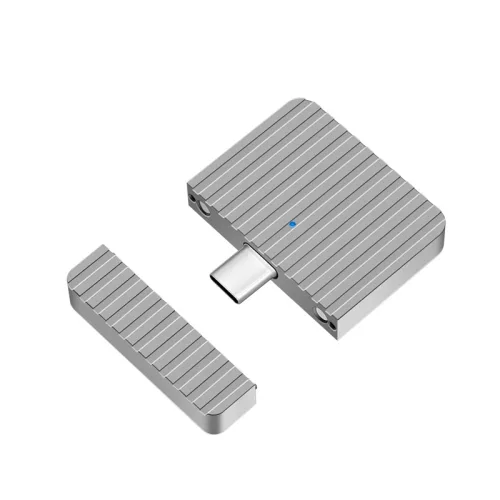 Logilink Nagyon kicsi USB 3.2 Gen2x1 SSD ház, USB-C   PCIe NVMe, ezüst (UA0423)
