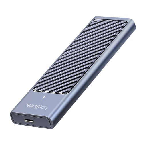 Logilink USB 3.2 Gen 2x2 ház, akár 10 TB, akár 20 Gbit/s, térszürke