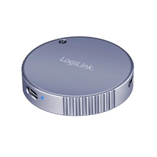 Logilink Mágneses USB 3.2 Gen2 SSD ház, 100 W PD, MagSafe kompatibilis, térszürke