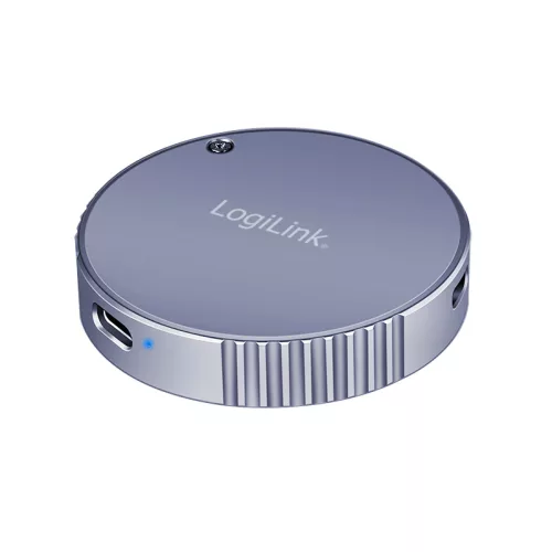 Logilink Mágneses USB 3.2 Gen2 SSD ház, 100 W PD, MagSafe kompatibilis, térszürke (UA0438)